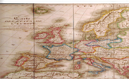  La grande mappa europea di Niccol Paganini, primo artista in tour della storia della musica 