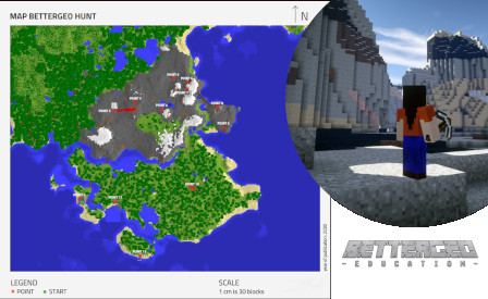  Caccia al tesoro virtuale con Minecraft 